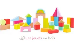 Chariot de marche et blocs en bois - New Classic Toys