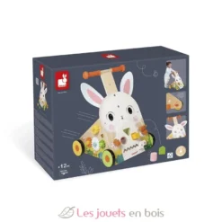 Chariot de marche multi-activités Lapin - Janod