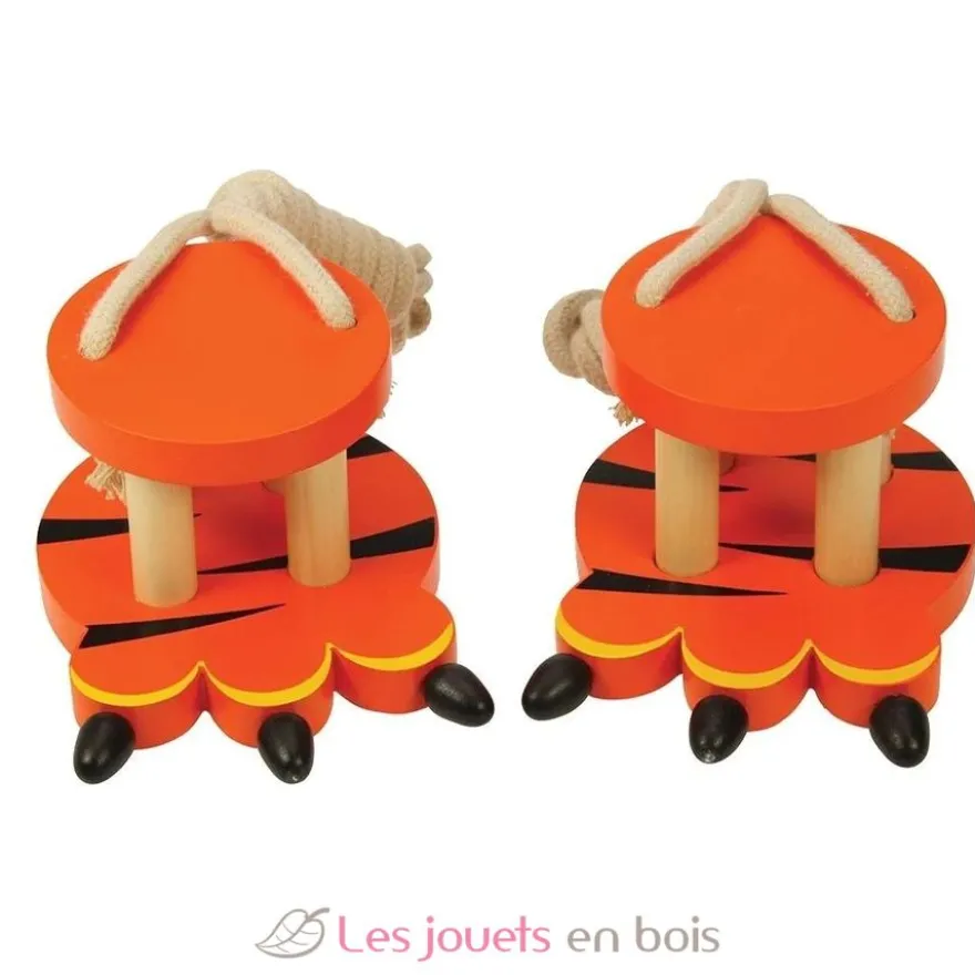 Échasses pattes de tigre - Bigjigs Toys