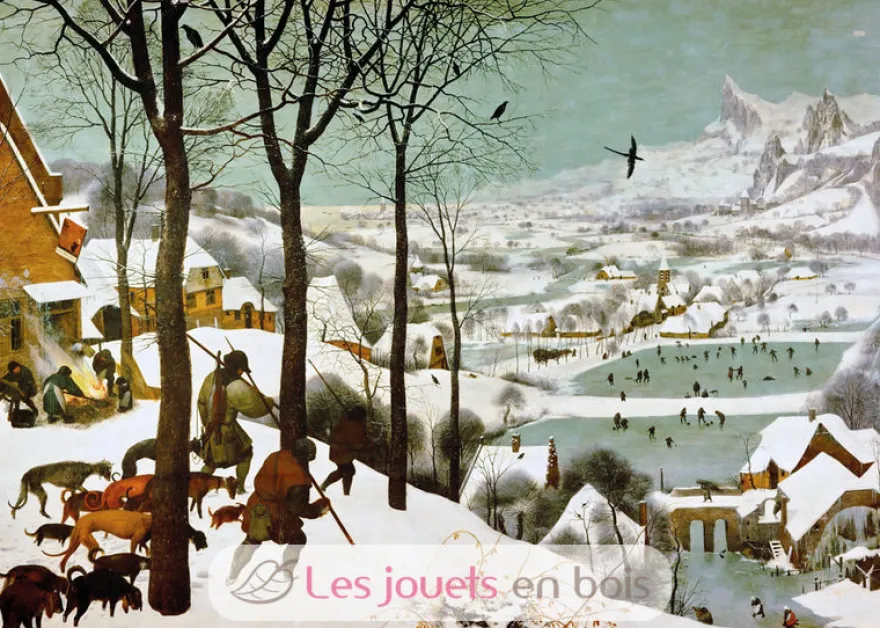 Chasseurs dans la neige de Bruegel - Puzzle Michèle Wilson