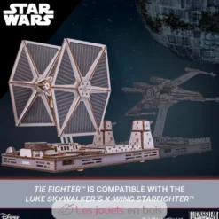 Chasseur TIE Star Wars - Puzzle 3D mécanique en bois - Ugears