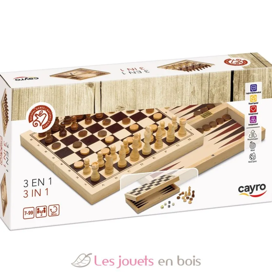 Échecs, Dames et Backgammon - Cayro