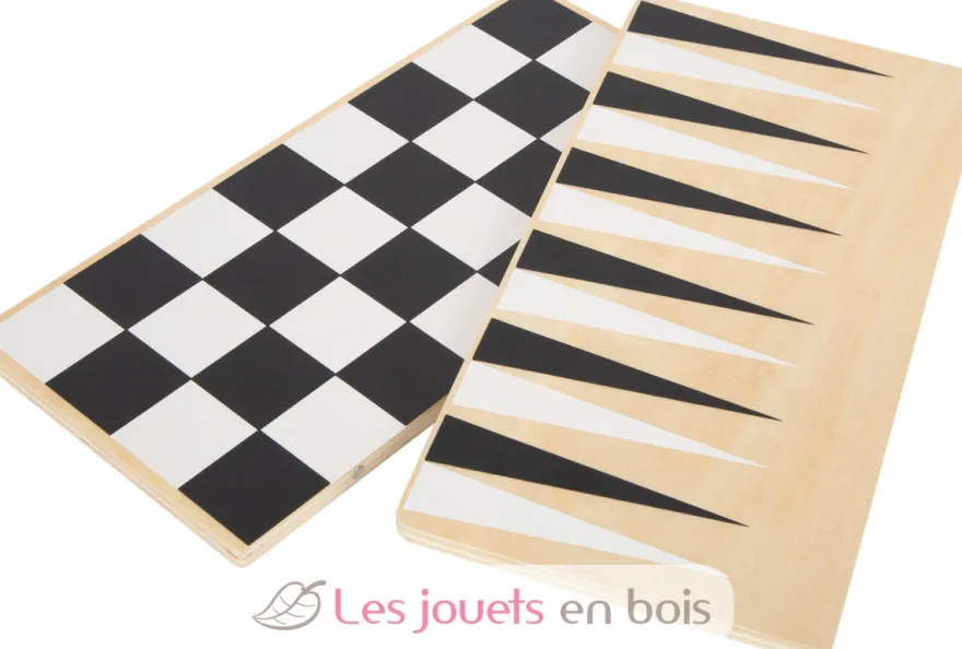 Échecs et Backgammon Gold Edition - Small Foot company