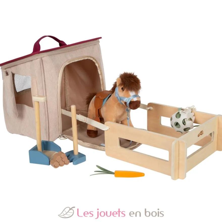 Cheval avec écurie et accessoires - Small Foot company
