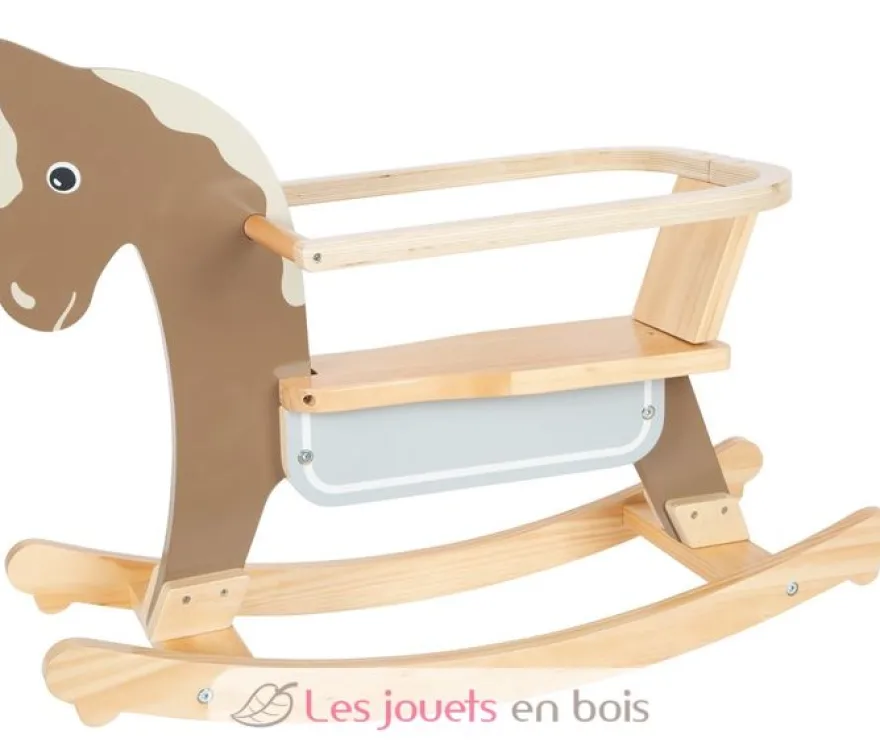 Cheval à bascule avec siège marron Small foot compagny