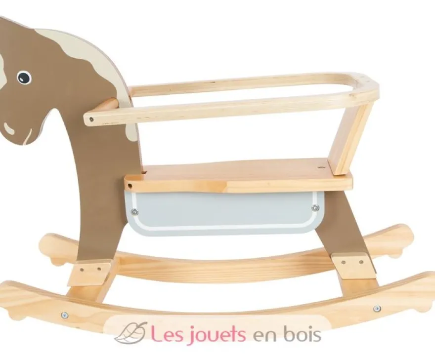 Cheval à bascule avec siège marron Small foot compagny