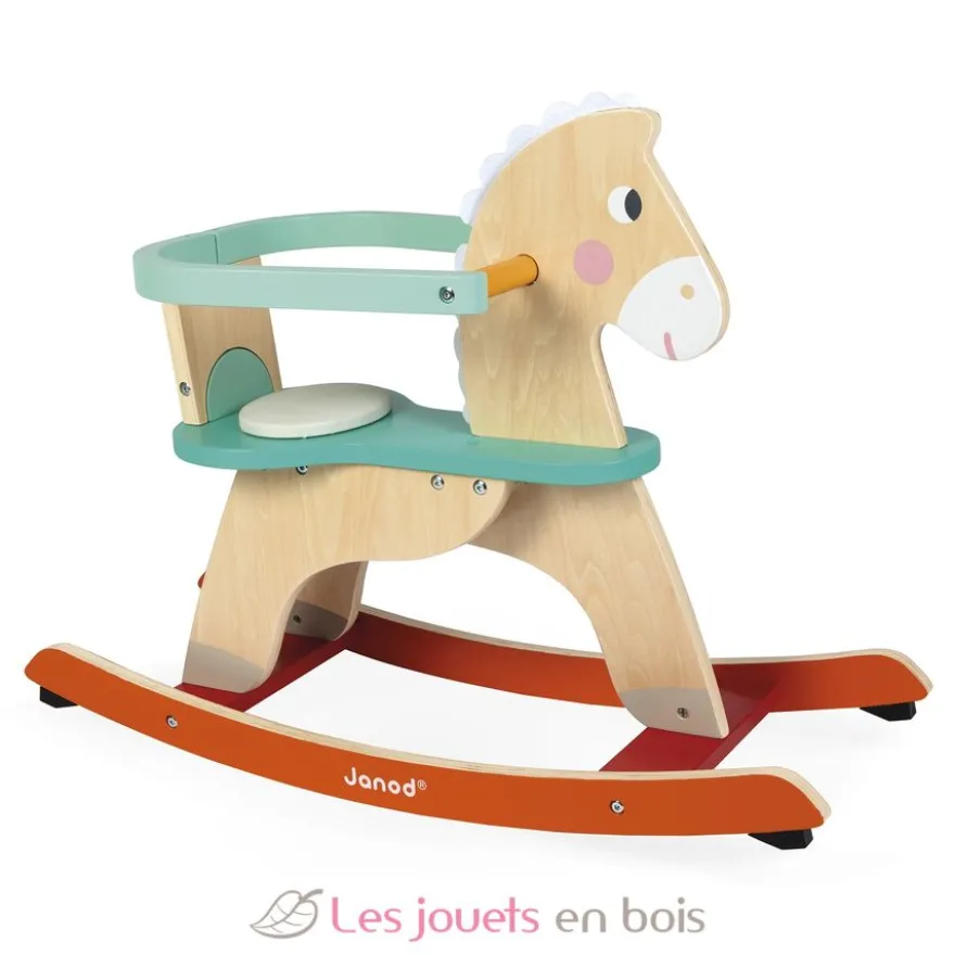Cheval à bascule en bois Ogalo Zigolos - Dès 12 mois - Janod