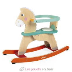 Cheval à bascule en bois Ogalo Zigolos - Dès 12 mois - Janod