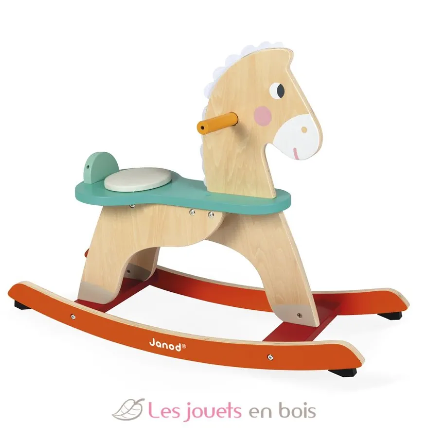 Cheval à bascule en bois Ogalo Zigolos - Dès 12 mois - Janod