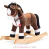 Cheval à bascule marron foncé - Trudi