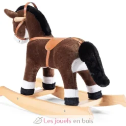 Cheval à bascule marron foncé - Trudi