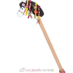 Cheval à bâton Lili en bois massif - Goki