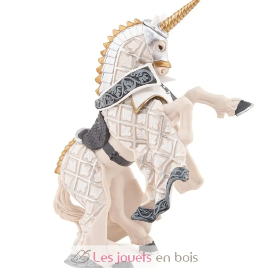 Cheval maître des armes cimier licorne - Papo