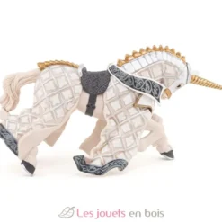 Cheval maître des armes cimier licorne - Papo