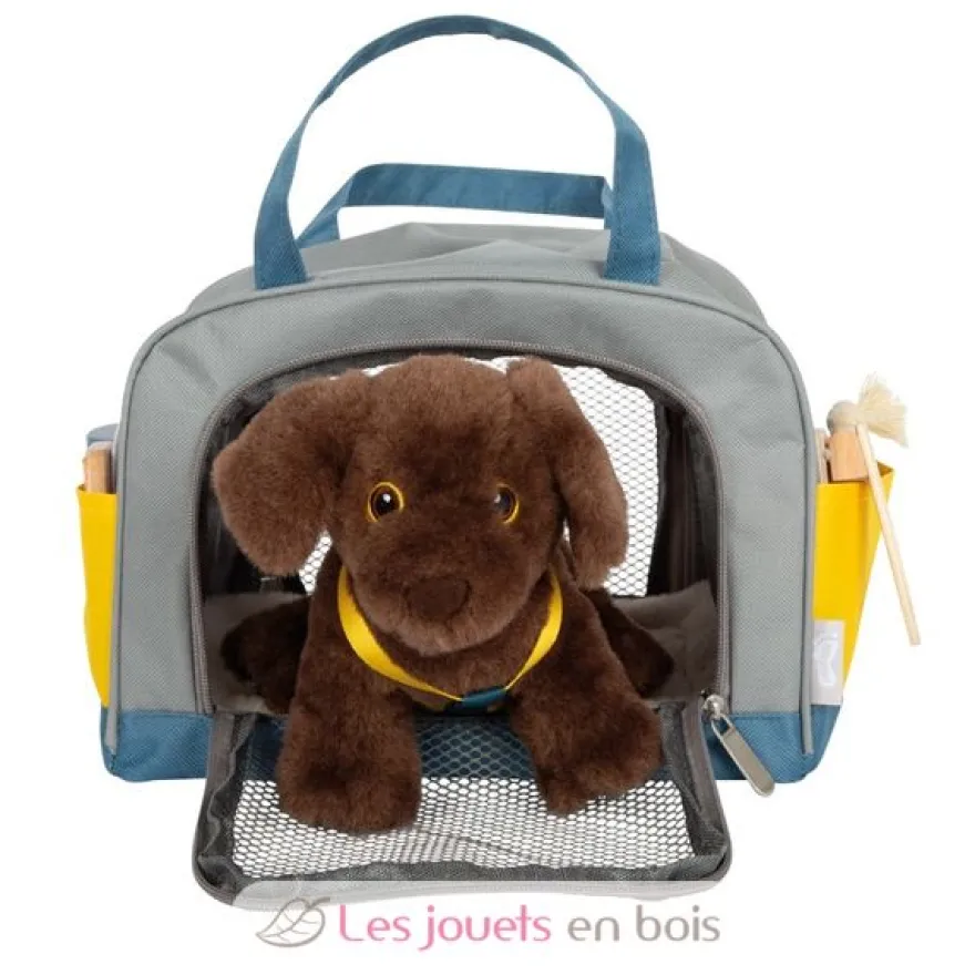 Chien avec sac et kit de soins - Small Foot company