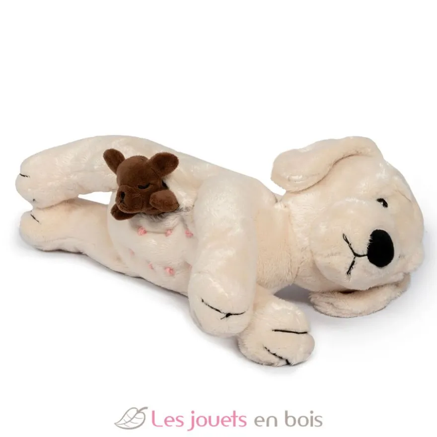 Chien en peluche et ses chiots - ByAstrup