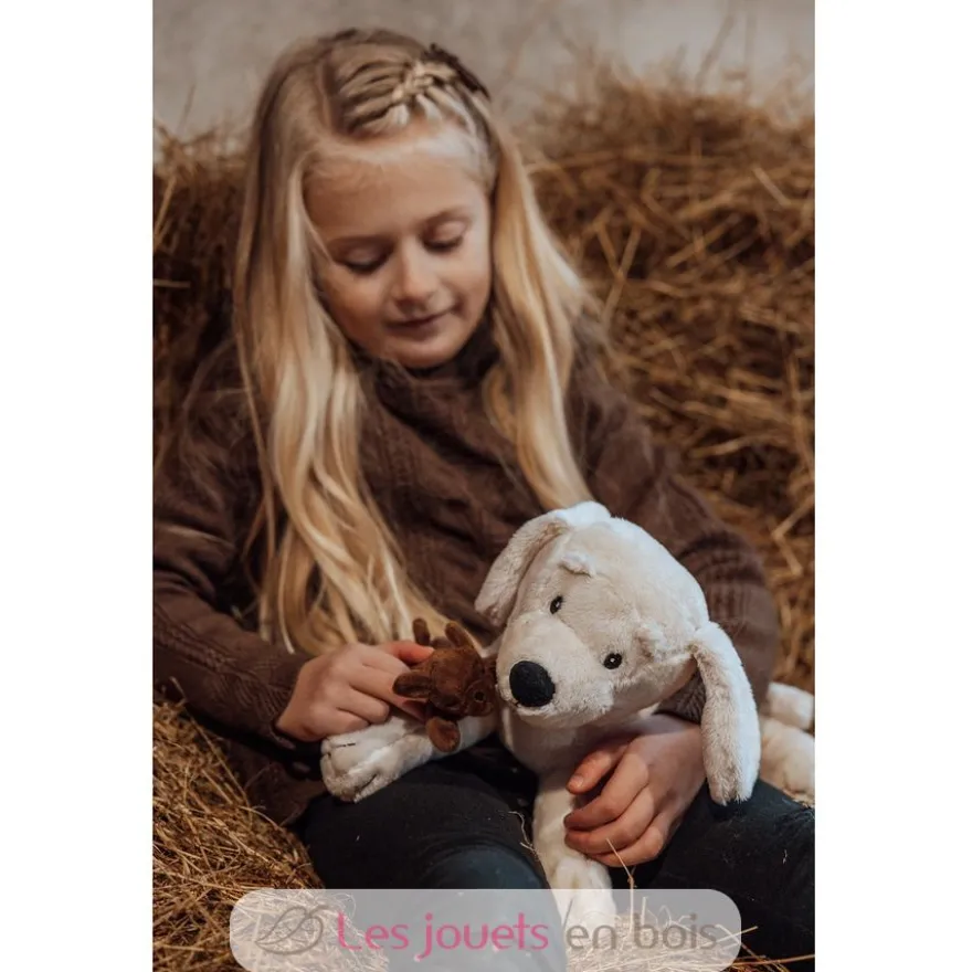 Chien en peluche et ses chiots - ByAstrup