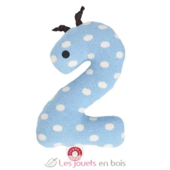 Chiffre 2, jouet en tissu - Franck & Fischer