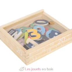 Chiffres magnétiques colorés multicolores Small Foot Compagny