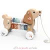 Chiot à tirer en bois - Speedy Monkey