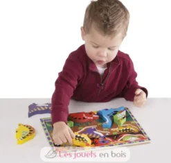 Chunky puzzle Dinosaures - Melissa & Doug