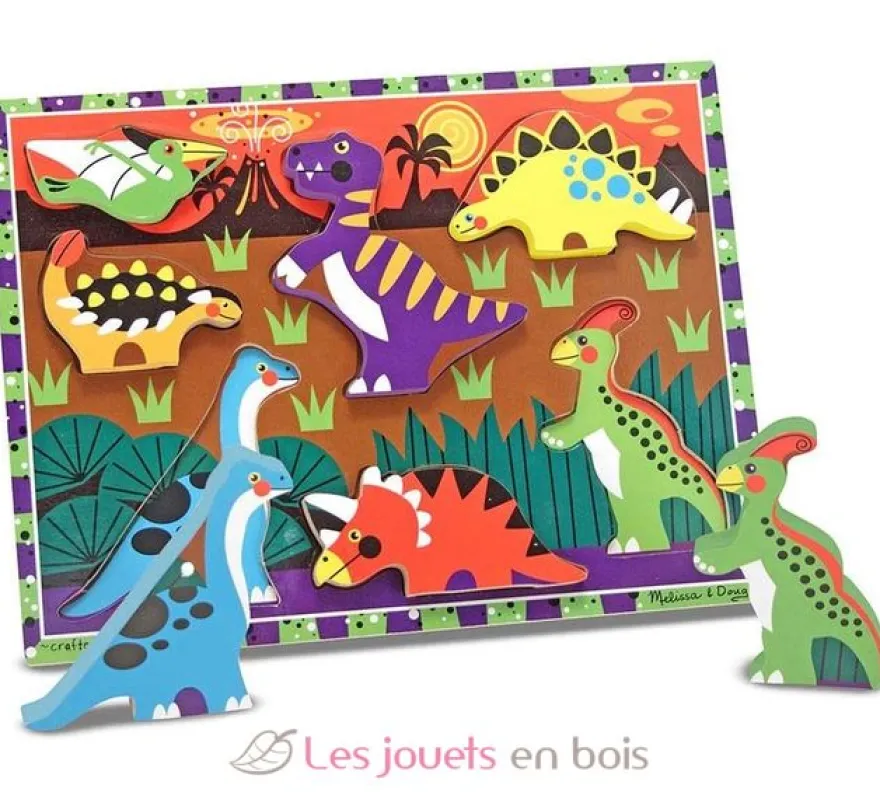 Chunky puzzle Dinosaures - Melissa & Doug