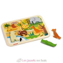 Chunky puzzle 3D Zoo - Janod