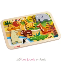 Chunky puzzle 3D Zoo - Janod