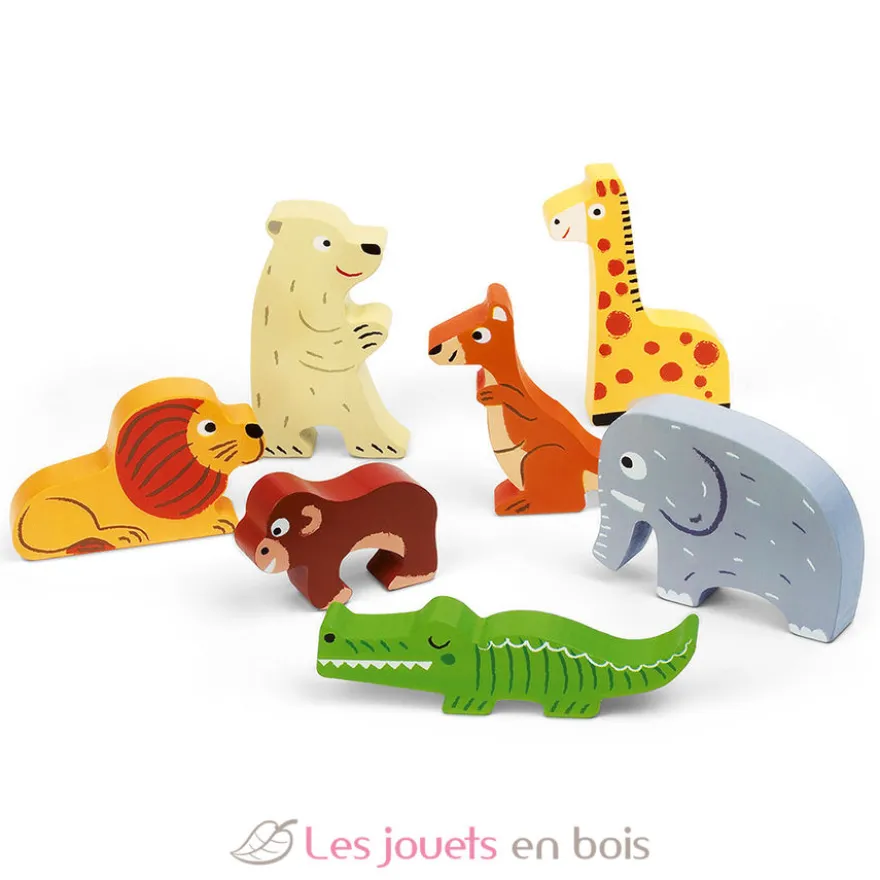 Chunky puzzle 3D Zoo - Janod