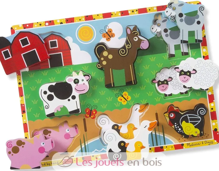 Chunky puzzle ferme - Melissa & Doug