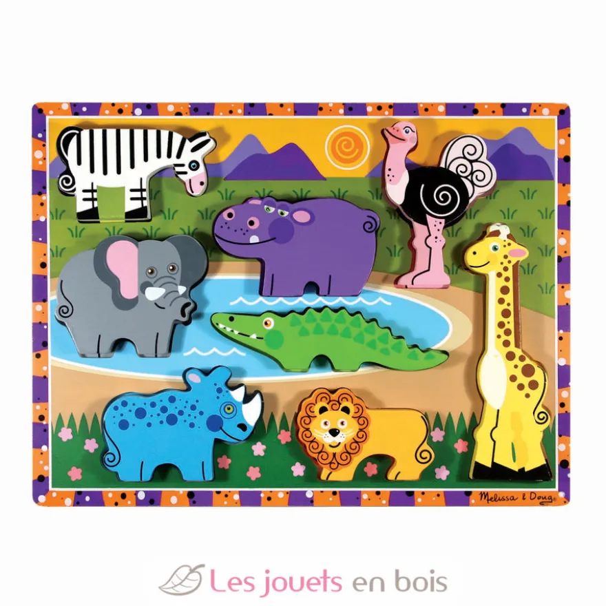 Chunky puzzle Safari - Melissa & Doug