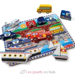 Chunky puzzle Véhicules - Melissa & Doug