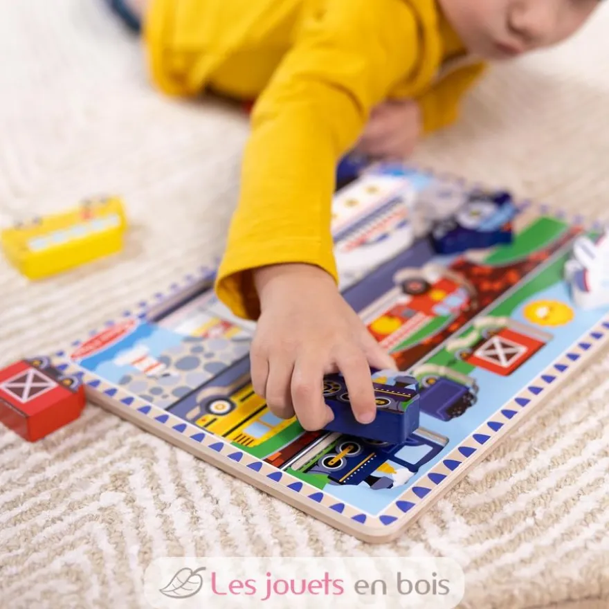 Chunky puzzle Véhicules - Melissa & Doug