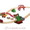 Circuit de la ferme et locomotive à pile - Brio