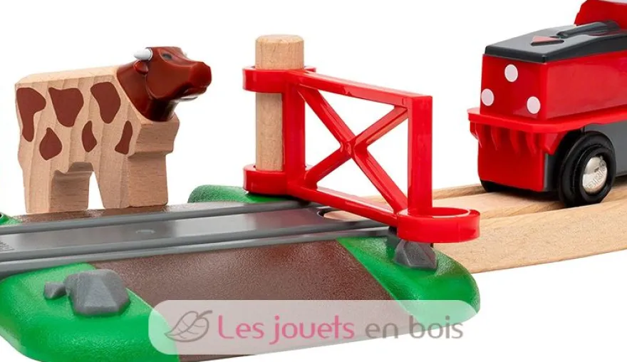 Circuit de la ferme et locomotive à pile - Brio