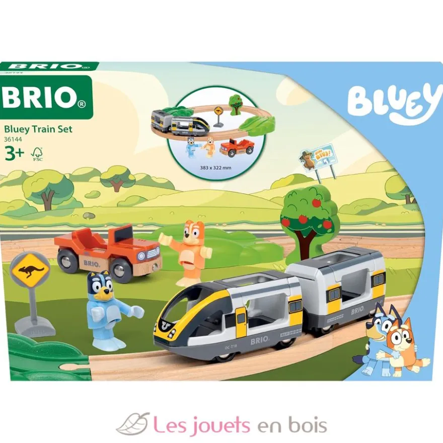 Circuit de train Bluey 15 pièces - Brio
