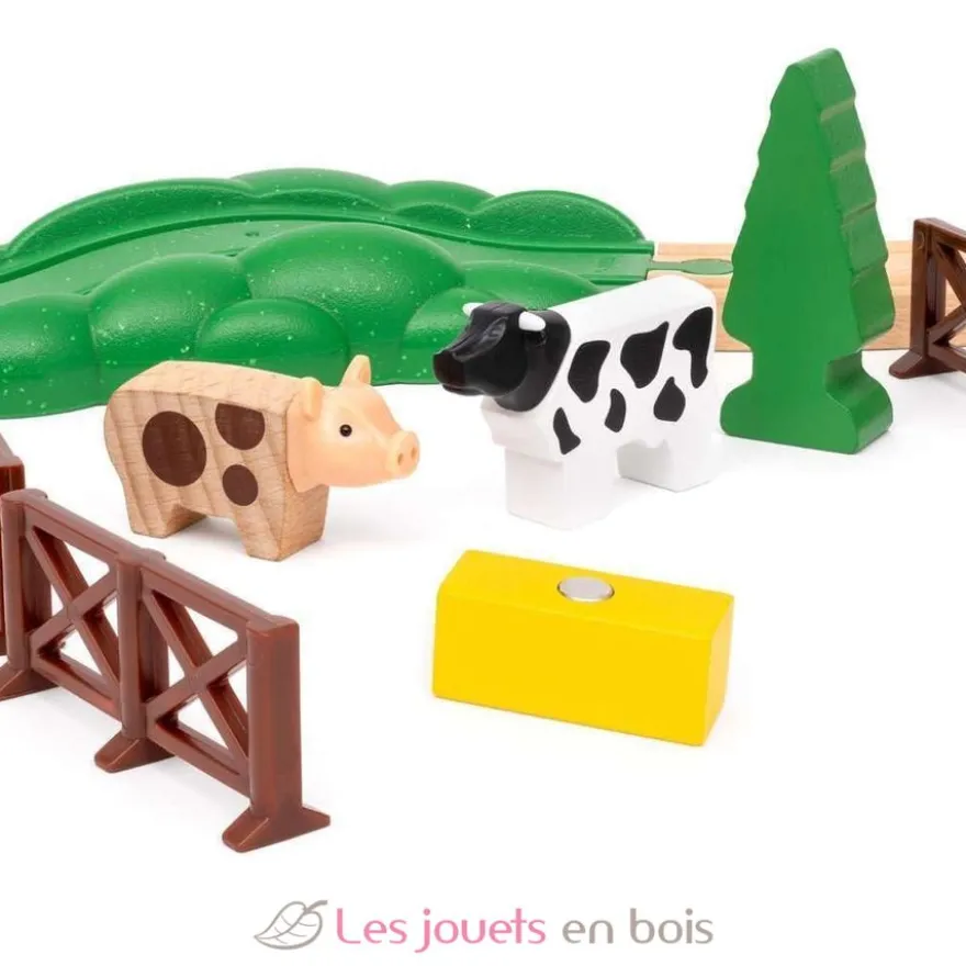 Circuit de train campagne avec locomotive à piles - Brio