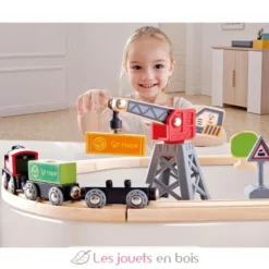 Circuit de train de marchandises - Dès 3 ans - Hape
