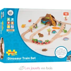 Circuit de train Dinosaure - Bigjigs Toys
