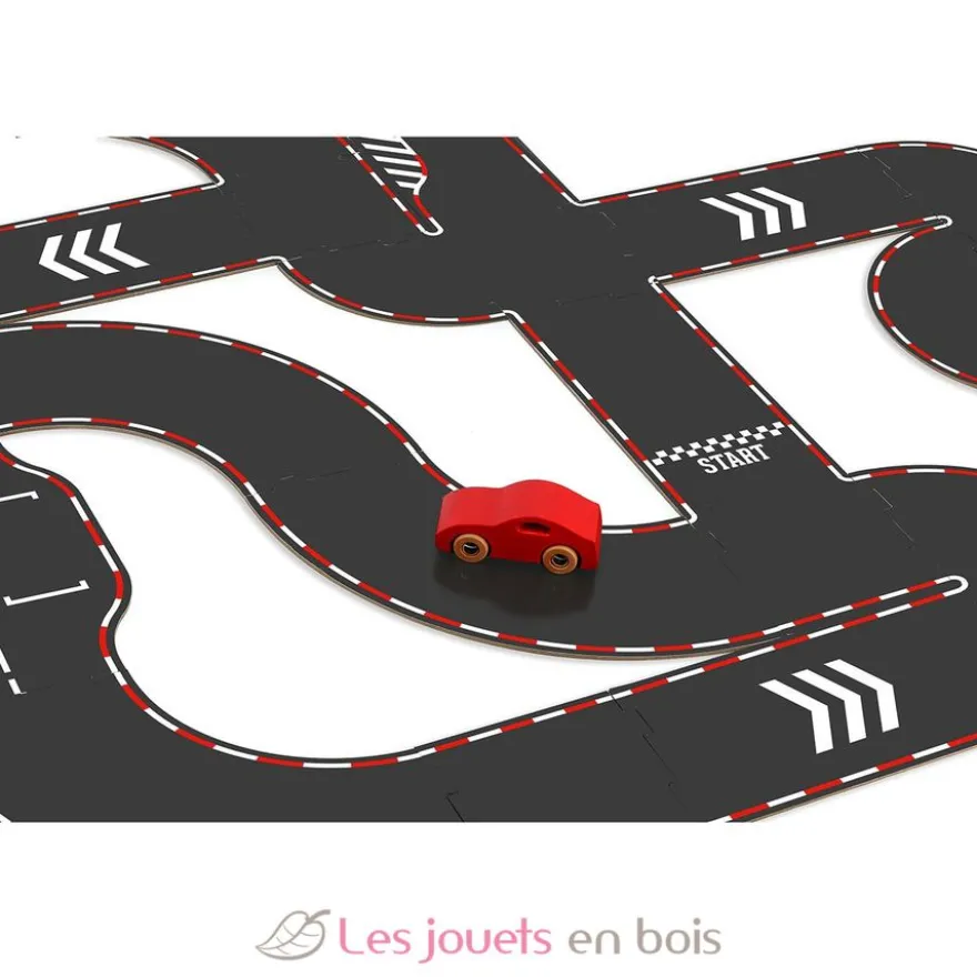 Circuit réversible avec 2 voitures - Vilac