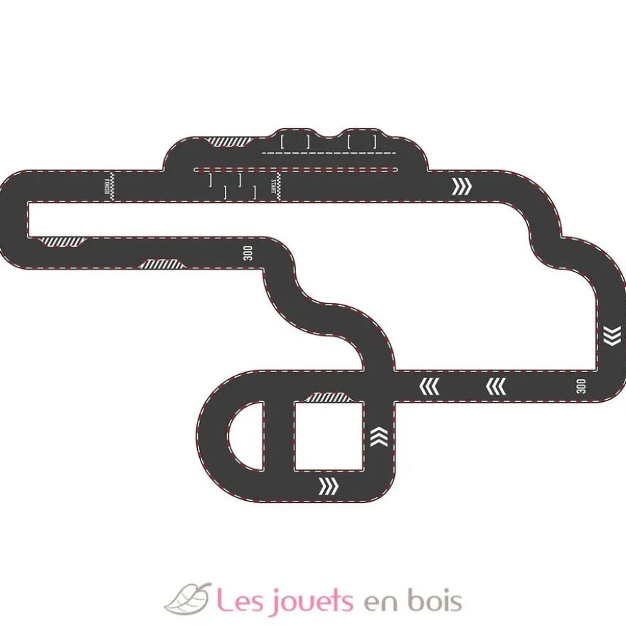 Circuit réversible avec 2 voitures - Vilac