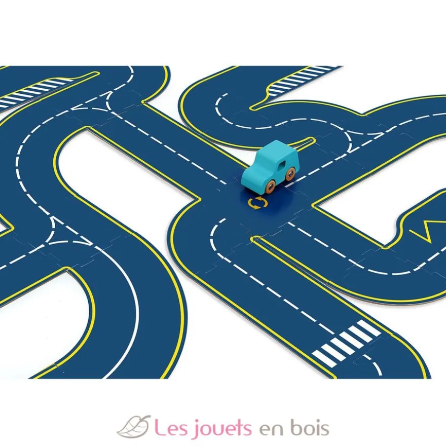 Circuit réversible avec 2 voitures - Vilac