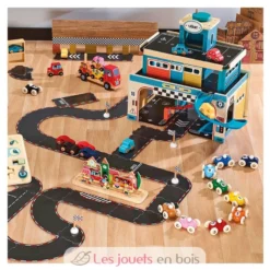 Circuit réversible avec 2 voitures - Vilac