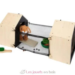 Clapier à lapin avec enclos - Small foot