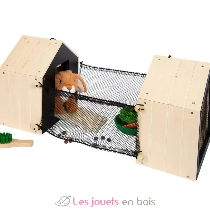 Clapier à lapin avec enclos - Small foot
