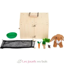 Clapier à lapin avec enclos - Small foot