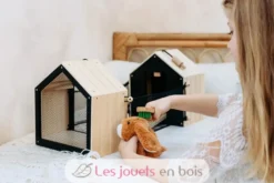 Clapier à lapin avec enclos - Small foot
