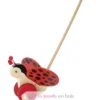 Coccinelle Florah à pousser en bois rouge - Goki