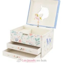 Coffre à bijoux musical Licorne - Ulysse