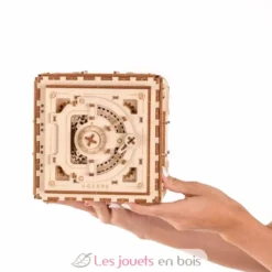 Coffre-Fort - Puzzle 3D mécanique en bois - Ugears